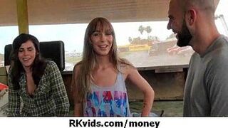 Sexy girls fucking for money 7 porn video