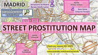 Madrid, Spain, Sex Map, Street Map, Massage Parlours, Brothels, Whores, Callgirls, Bordell, Freelancer, Streetworker, Prostitutes porn video